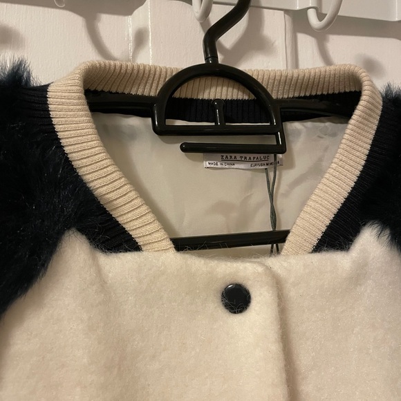 Zara Faux Fur Bomber - Picture 9 of 10